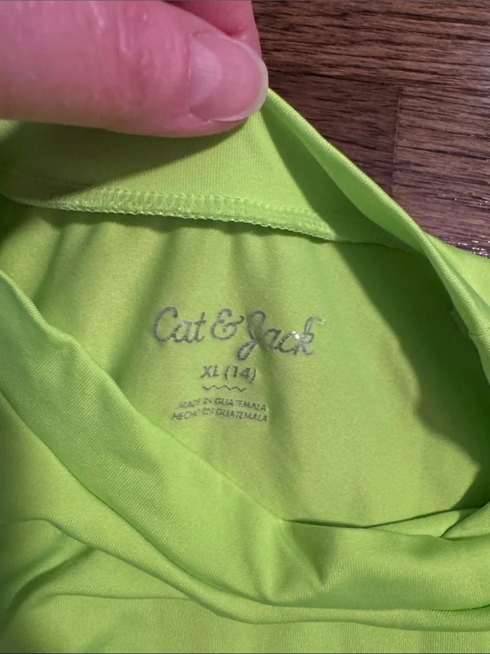 Cat & Jack boys swim trunks NWT and rashguard EUC